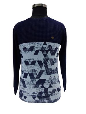 Men indigo denim t-shirt